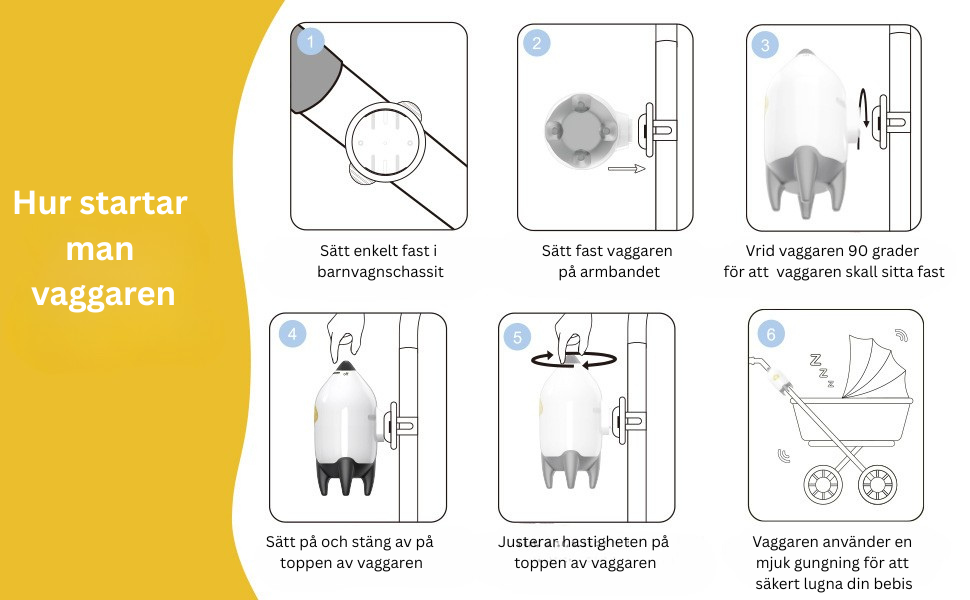 Barnvagns vaggare – sömnhjälp för bebisar